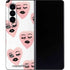 Bouffants and Broken Hearts Winking Hearts Galaxy Z Fold4 5G Skin
